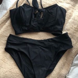 Two piece bathing suit